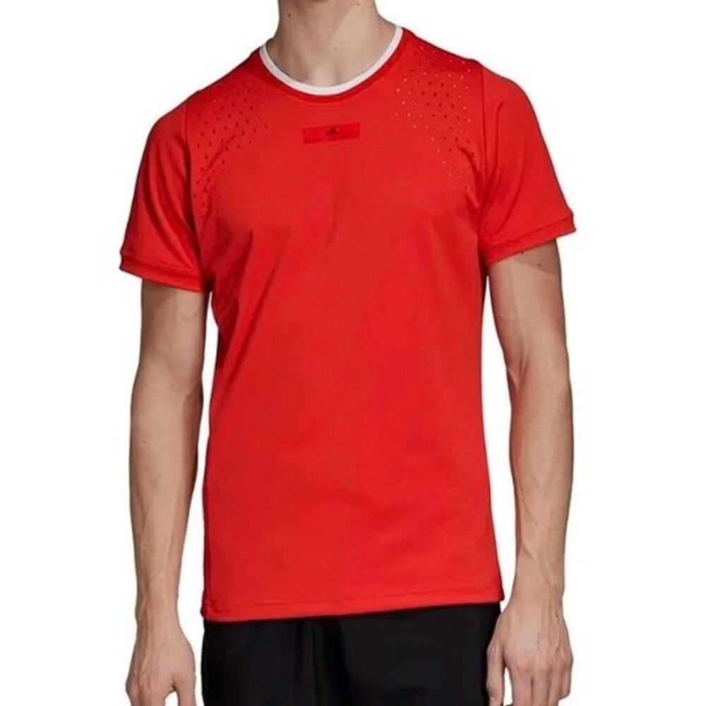 adidas x Stella McCartney breathable short sleeve men’s tennis T-shirt medium